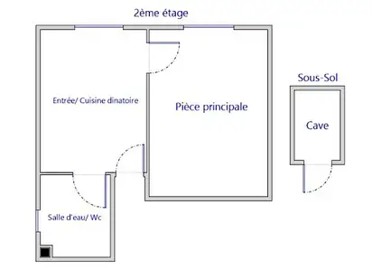 Appartement Puteaux 1 pièce 18m²