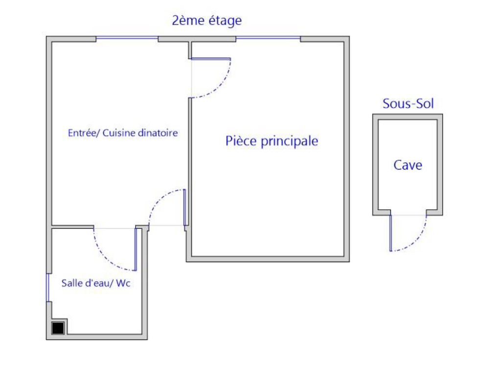 Vente Appartement Puteaux 1 pièces 17.66 m² - Photo principale