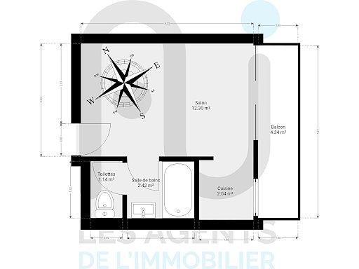 Vente Appartement Puteaux 1 pièces 18 m² - Photo 1