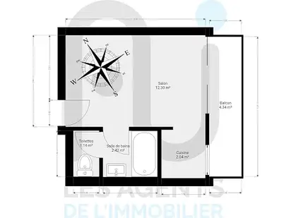 Appartement Puteaux 1 pièce 18 m2