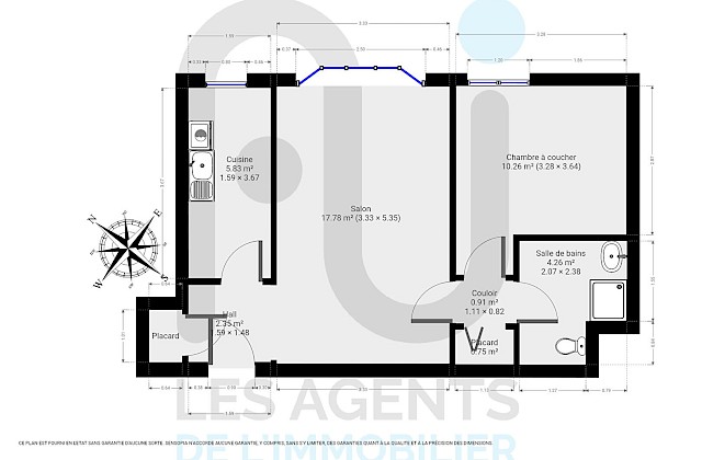 Vente d'un appartement F2 à PUTEAUX
